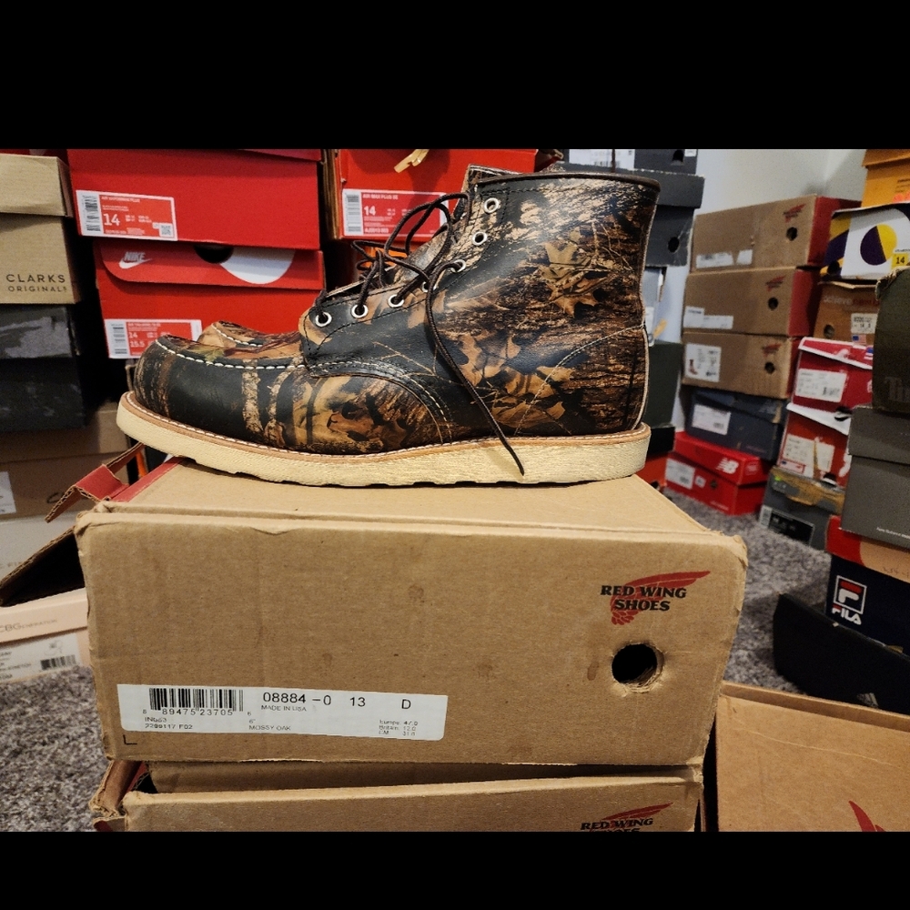 Red Wing Shoes Brown Tan Boots Sturdy Sole